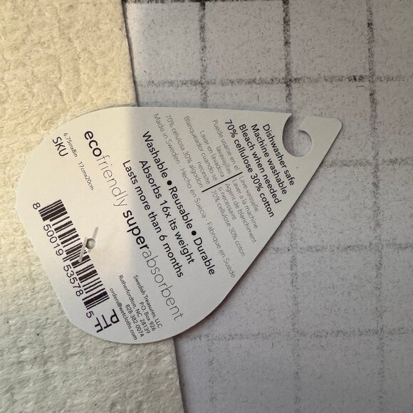 Wet-It! Swedish Treasures Dishcloth & Cleaning Cloth -Set of 2 - Picture 2 of 3